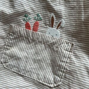 Carters Just One You 9m bunny and carrot romper